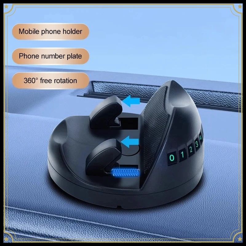 360 Degree Rotatable Mobile Phone Holder Car Bracket Non-Slip GPS Navigation Car Mount Support In Car With Number Plate
360 Degree Rotatable Mobile Phone Holder Car Bracket Non-Slip GPS Navigation Car Mount Support In Car With Number Plate