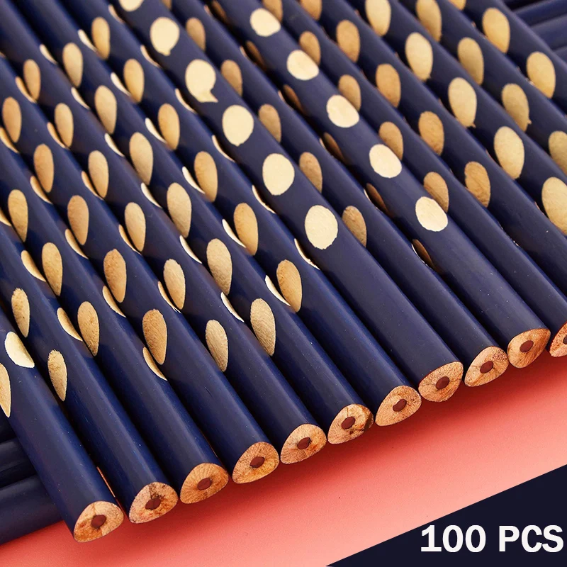 100 PCS Luxurious Wooden Triangular Pencil Children's Hand-written Pencil With Grip Marker Office School Writing Supplies
100 PCS Luxurious Wooden Triangular Pencil Children's Hand-written Pencil With Grip Marker Office School Writing Supplies