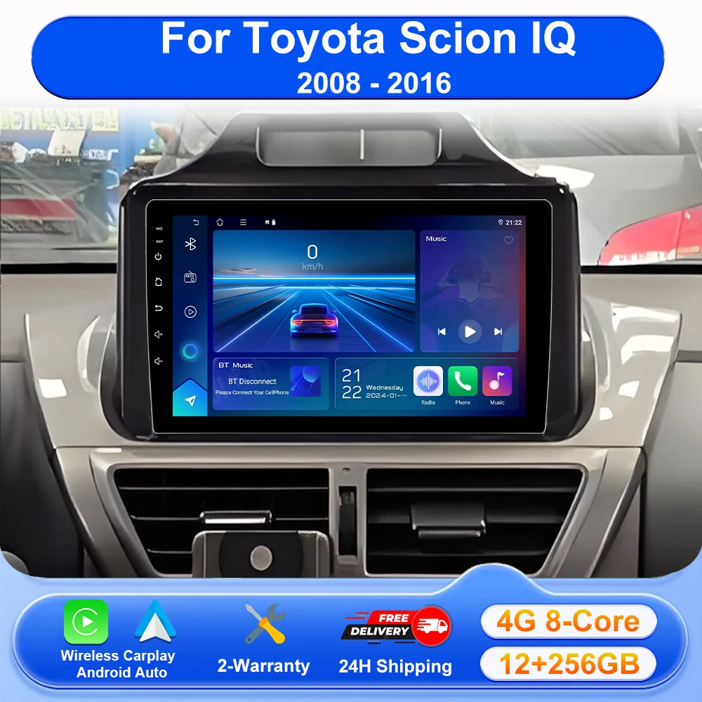 Android 16 Car Radio Stereo Head Unit For Toyota Scion IQ 2008-2016 Multimedia Video Player GPS Navigation QLED Touch Screen BT
Android 16 Car Radio Stereo Head Unit For Toyota Scion IQ 2008-2016 Multimedia Video Player GPS Navigation QLED Touch Screen BT