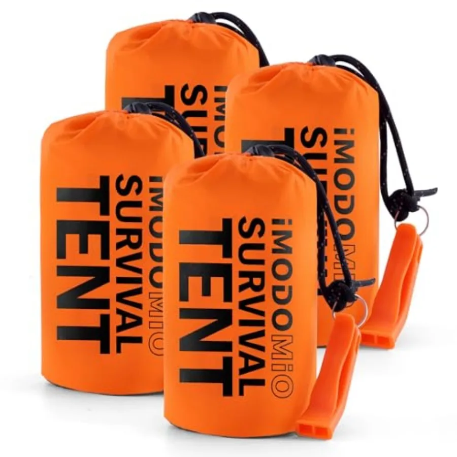 Emergency Survival Tent Life Shelter - 2 Person Mylar Emergency Shelter Tube Tent with Emergency Whistle and Paracord, All-Weat
Emergency Survival Tent Life Shelter - 2 Person Mylar Emergency Shelter Tube Tent with Emergency Whistle and Paracord, All-Weat