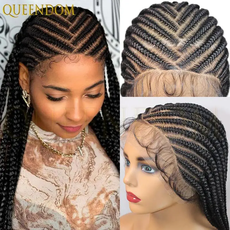 36 Inch Cornrow Box Braided Wigs Long Black Synthetic Full Lace Braid Wig Knotless Box Braids Wig for Black Women Lace Front Wig
36 Inch Cornrow Box Braided Wigs Long Black Synthetic Full Lace Braid Wig Knotless Box Braids Wig for Black Women Lace Front Wig