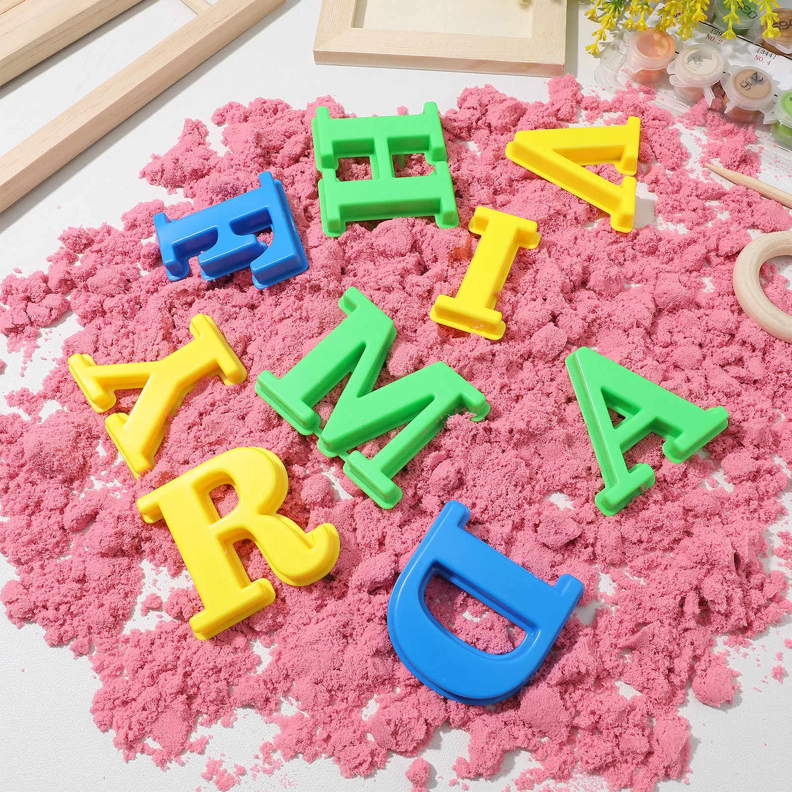 26pcs Beach Letter Sand Molds Alphabet Creative Toys Kids Learning Letters Numbers Math Symbols Safe Plastic
26pcs Beach Letter Sand Molds Alphabet Creative Toys Kids Learning Letters Numbers Math Symbols Safe Plastic