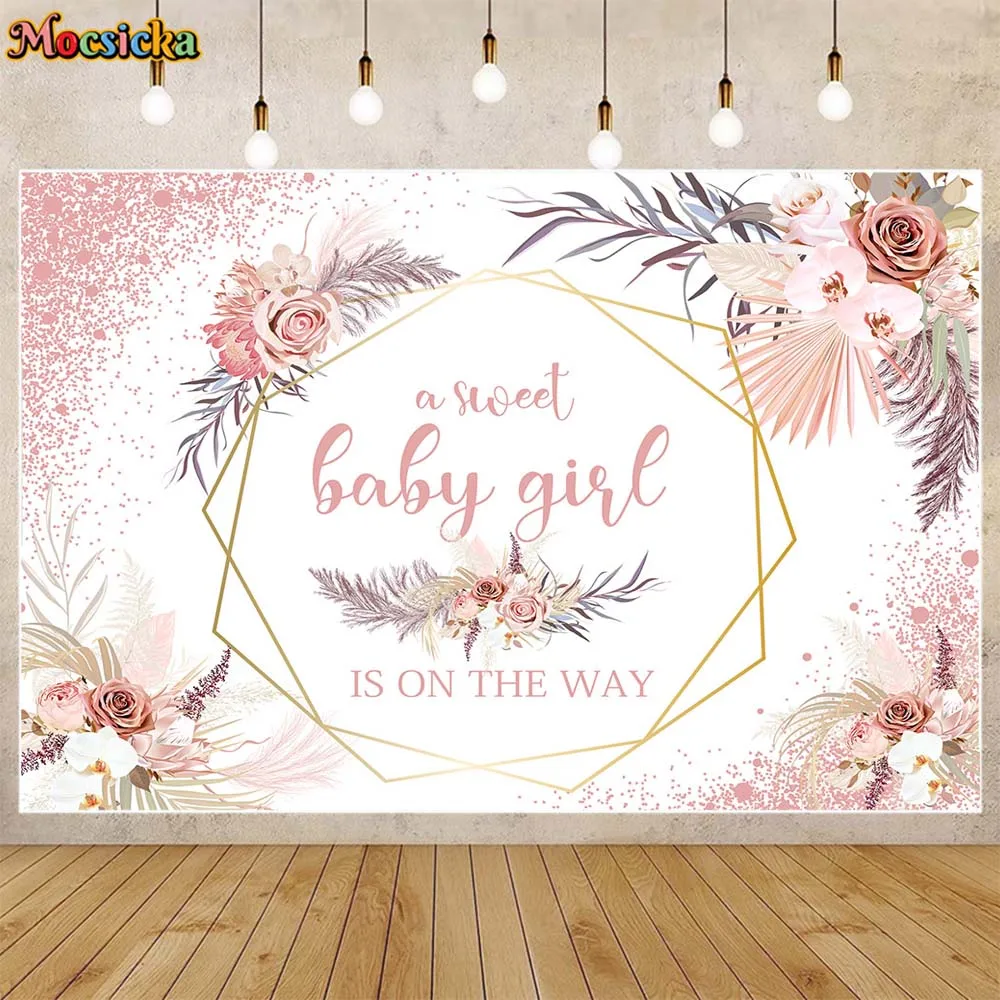 Mocsicka Bohemian Baby Shower Backdrop Sweet Baby Girl Welcome Party Decor Background Boho Flower Pampas Grass Photography Props
Mocsicka Bohemian Baby Shower Backdrop Sweet Baby Girl Welcome Party Decor Background Boho Flower Pampas Grass Photography Props
