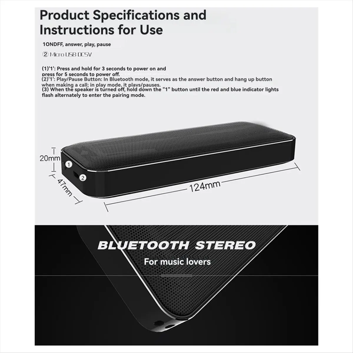 【ABUP】Portable Wireless Bluetooth Speaker,Metal Slim Pocket Design,Dual Speaker,Mini Handheld Square Audio for Travel & Home,B
【ABUP】Portable Wireless Bluetooth Speaker,Metal Slim Pocket Design,Dual Speaker,Mini Handheld Square Audio for Travel & Home,B