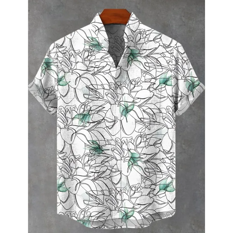 2025 Men's Novelty Special Elegance Art Pattern Printing, Summer Fashion, Casual Short Sleeve Top Camisas Divertidas Hombre
2025 Men's Novelty Special Elegance Art Pattern Printing, Summer Fashion, Casual Short Sleeve Top Camisas Divertidas Hombre