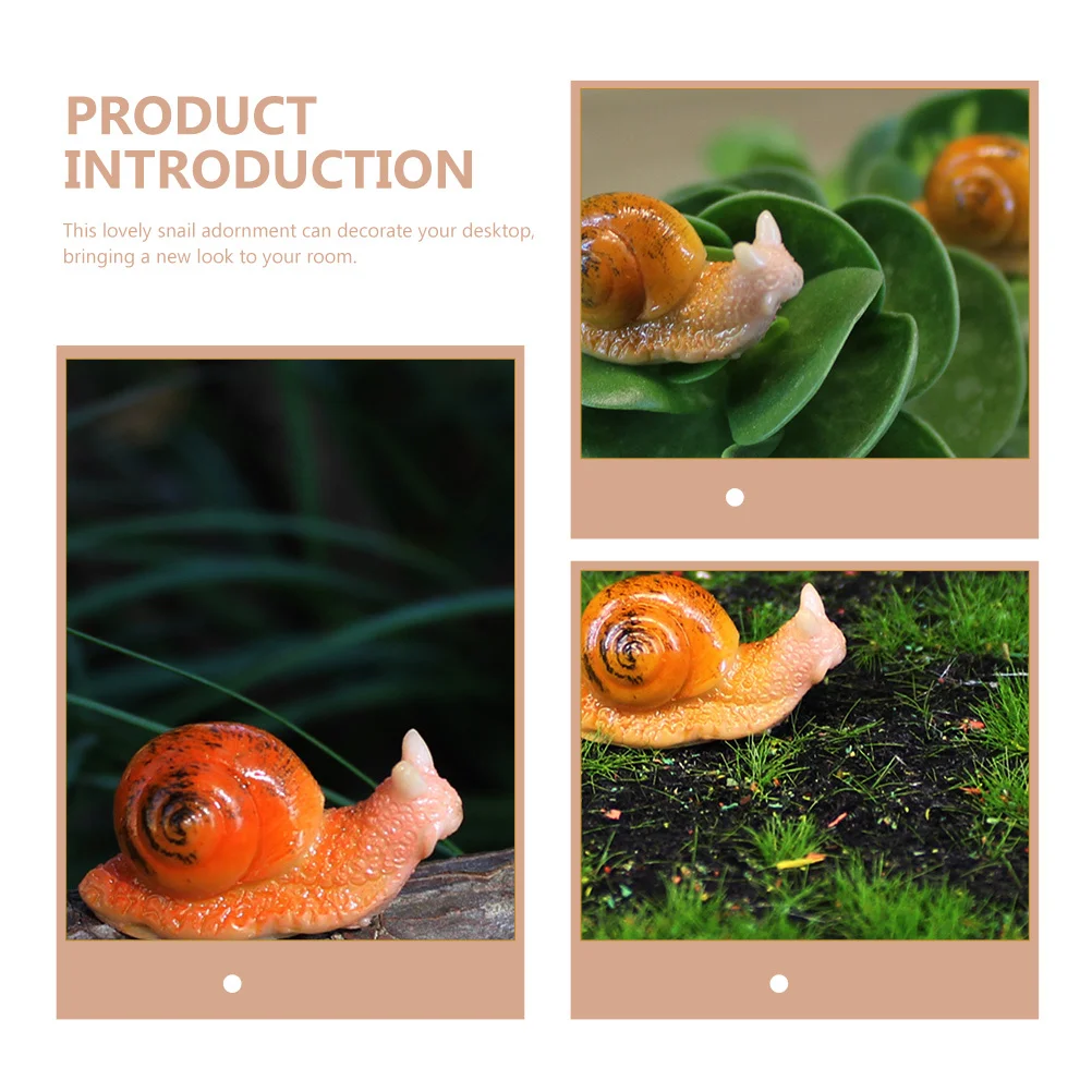 20 Pcs Garden Snail Figurine Tiny Figurines Miniature Decorations Resin Sculptures Shape Adornments Lovely Ornament
20 Pcs Garden Snail Figurine Tiny Figurines Miniature Decorations Resin Sculptures Shape Adornments Lovely Ornament