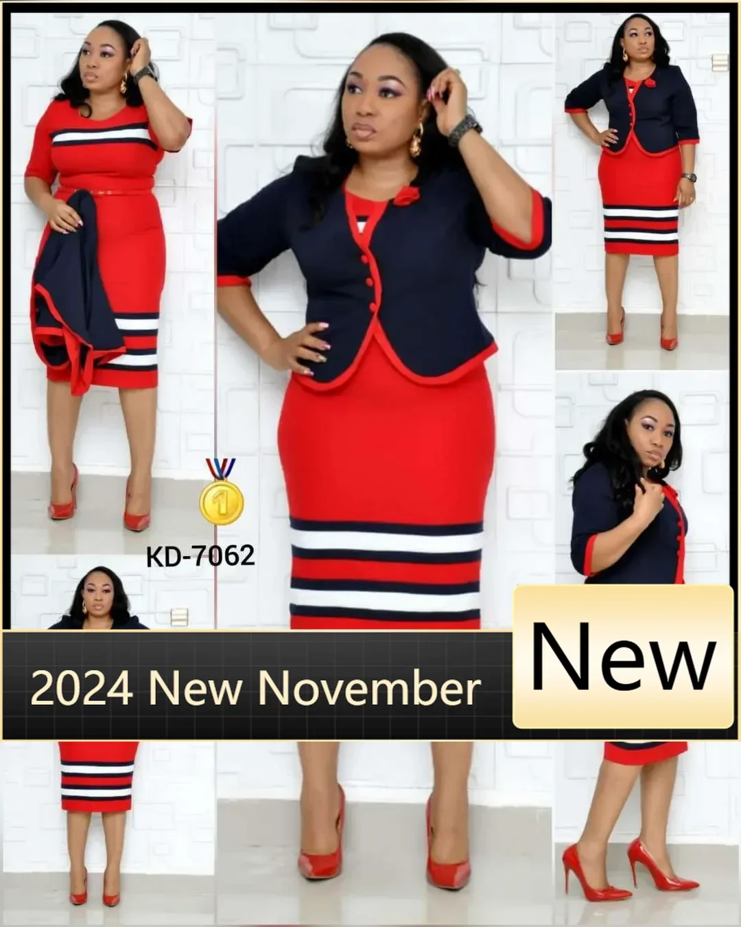 Customized 2 Piece Set African Dresses For Women Jacket Tops And Dress 2025 New Arrival Elegant Design Office Lady Suit African
Customized 2 Piece Set African Dresses For Women Jacket Tops And Dress 2025 New Arrival Elegant Design Office Lady Suit African
