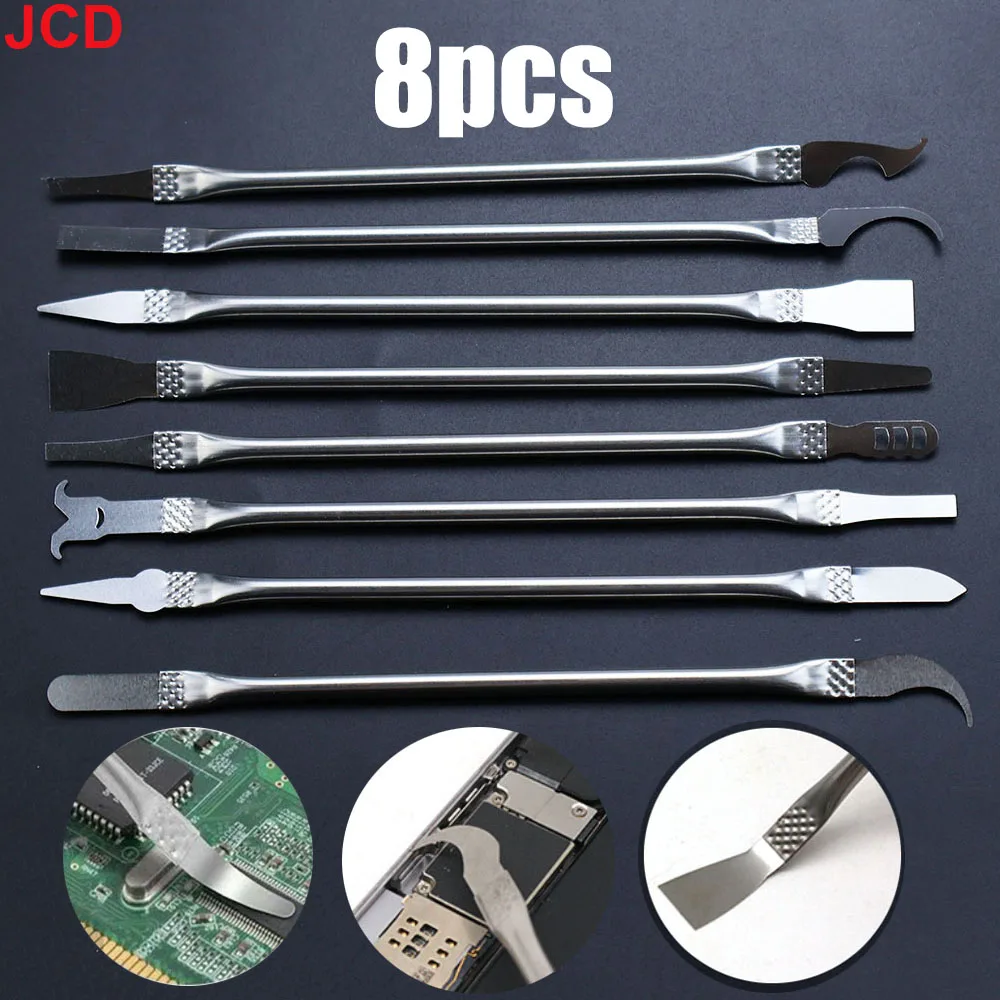 JCD 8 in 1 Glue Remover Phone Repair Tool CPU IC Chip Repair Thin Blades Piratical Repair Hand Tool For Mobile Phone Computer
JCD 8 in 1 Glue Remover Phone Repair Tool CPU IC Chip Repair Thin Blades Piratical Repair Hand Tool For Mobile Phone Computer