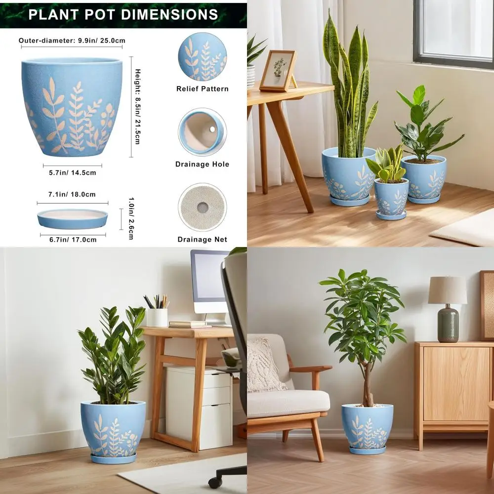 10-дюймовый круглый керамический горшок для растений с дренажем, стиль бохо для комнатных/наружных растений, идеальный декор для домашнего офиса, подарок на новоселье,
10-дюймовый круглый керамический горшок для растений с дренажем, стиль бохо для комнатных/наружных растений, идеальный декор для домашнего офиса, подарок на новоселье,