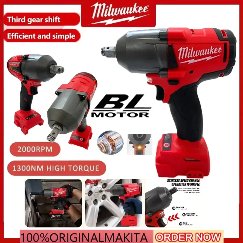 Milwaukee гаечный ключ бесщеточный аккумулятор 18 В 813 нм большой крутящий момент беспроводной электрический ударный гайковерт ремонт электроинструменты автомобиль грузовик
Milwaukee гаечный ключ бесщеточный аккумулятор 18 В 813 нм большой крутящий момент беспроводной электрический ударный гайковерт ремонт электроинструменты автомобиль грузовик