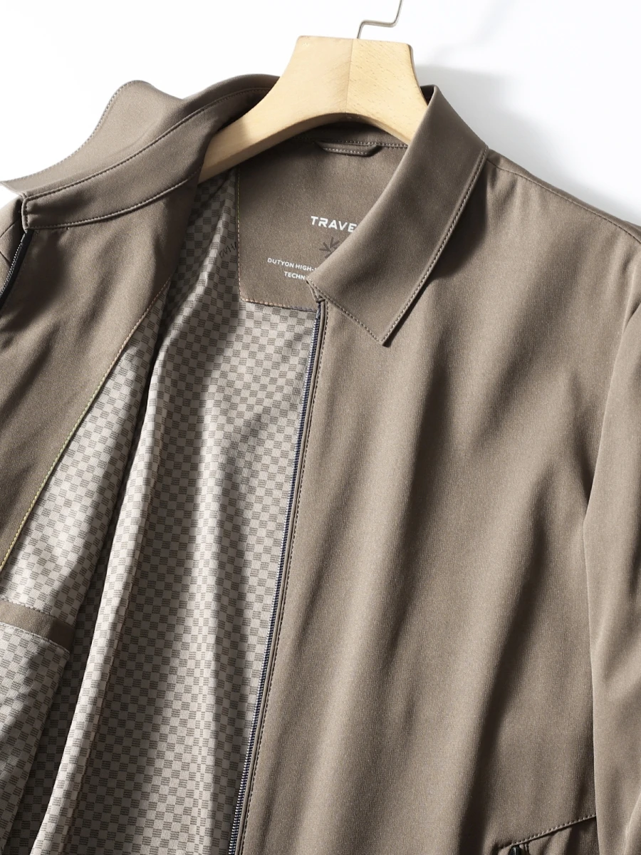 Three-Proof Fabric Casual Men's Jacket Spring Fashion Turn-down Collar Business Administrative Style Outerwear Polyester Fiber
Three-Proof Fabric Casual Men's Jacket Spring Fashion Turn-down Collar Business Administrative Style Outerwear Polyester Fiber