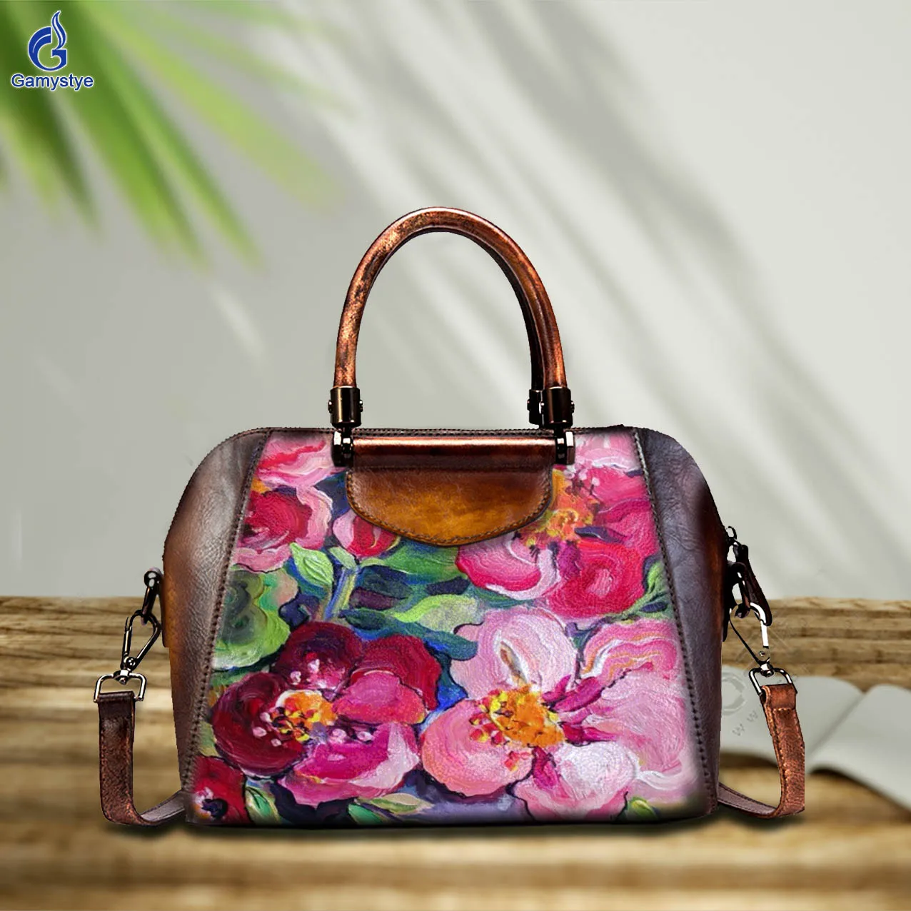 Art Hand-Painting Customize Totes Purple and pink flowers Ladies purses and handbags Messenger Clutch Totes Real Cowskin Leather
Art Hand-Painting Customize Totes Purple and pink flowers Ladies purses and handbags Messenger Clutch Totes Real Cowskin Leather