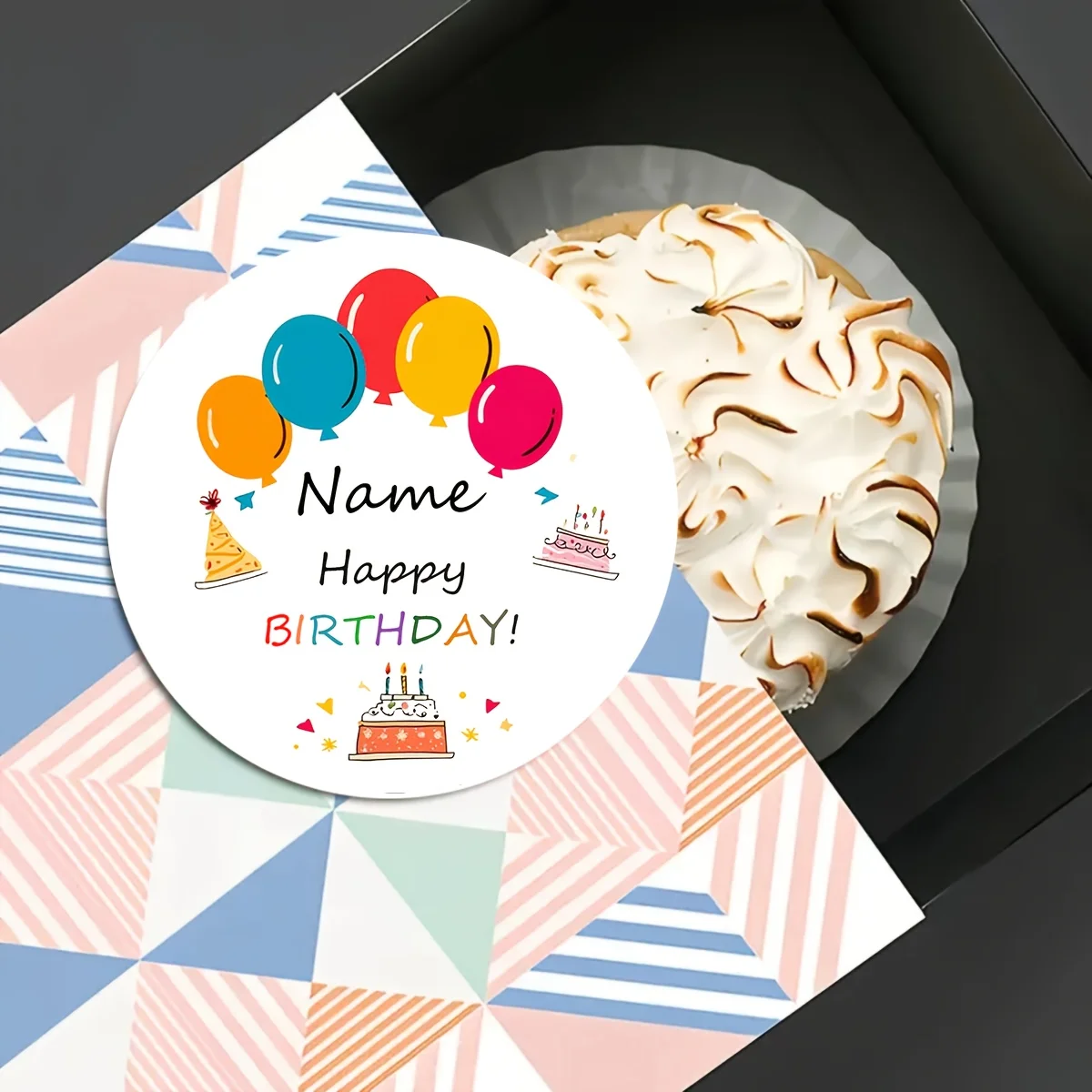 Custom Birthday Round Stickers Personalized Names, Scratch & Splash Proof with Balloon Cake Pattern for Birthday Gift Wrapping
Custom Birthday Round Stickers Personalized Names, Scratch & Splash Proof with Balloon Cake Pattern for Birthday Gift Wrapping