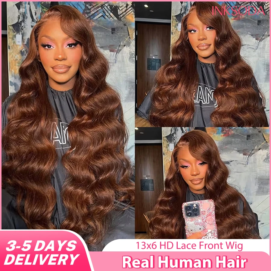 Шоколадно-коричневый парик с волнистыми локонами 13x6 HD Lace Front, бразильский парик 13x4 Lace Frontal для женщин, из натуральных человеческих волос, предварительно проработанный.
Шоколадно-коричневый парик с волнистыми локонами 13x6 HD Lace Front, бразильский парик 13x4 Lace Frontal для женщин, из натуральных человеческих волос, предварительно проработанный.