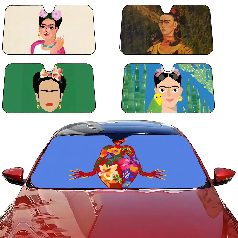 Artist F-Frida K-Kahlo Sun Visor Car sunshades, windshield sun visors, sun protection sunshades, novel car gifts.
Artist F-Frida K-Kahlo Sun Visor Car sunshades, windshield sun visors, sun protection sunshades, novel car gifts.