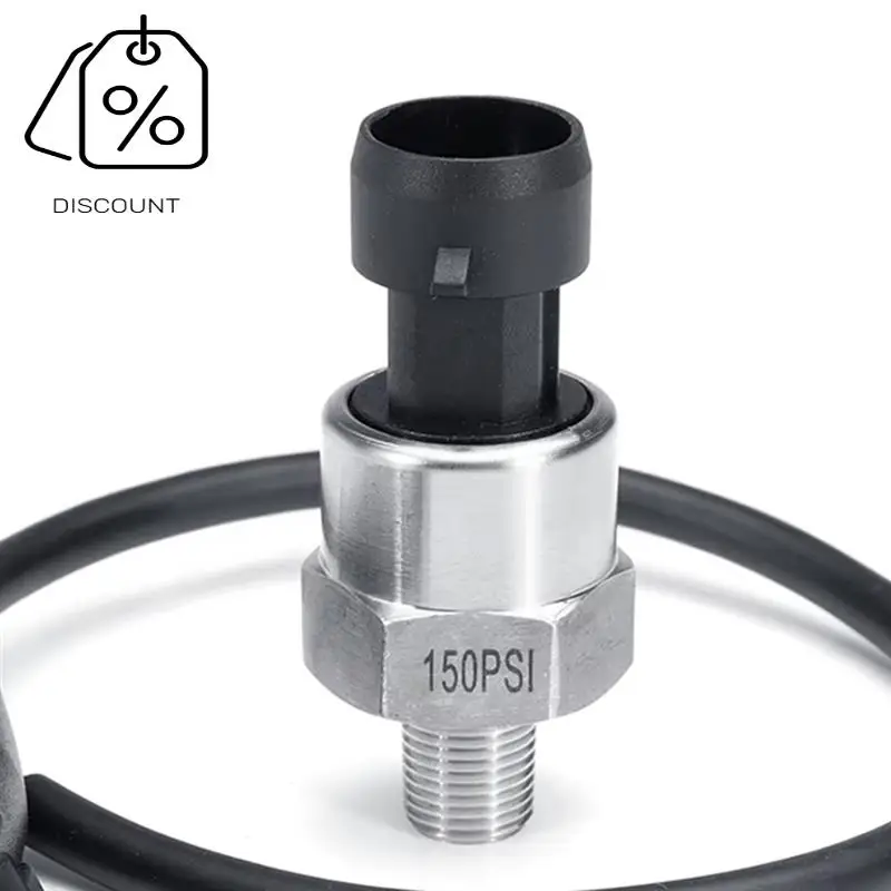 A19F-High Accuracy Stainless Steel Pressure Transducer & Transmitter, DC5V 1/8NPT, Suitable For Oil, Water, Air, Fuel
A19F-High Accuracy Stainless Steel Pressure Transducer & Transmitter, DC5V 1/8NPT, Suitable For Oil, Water, Air, Fuel