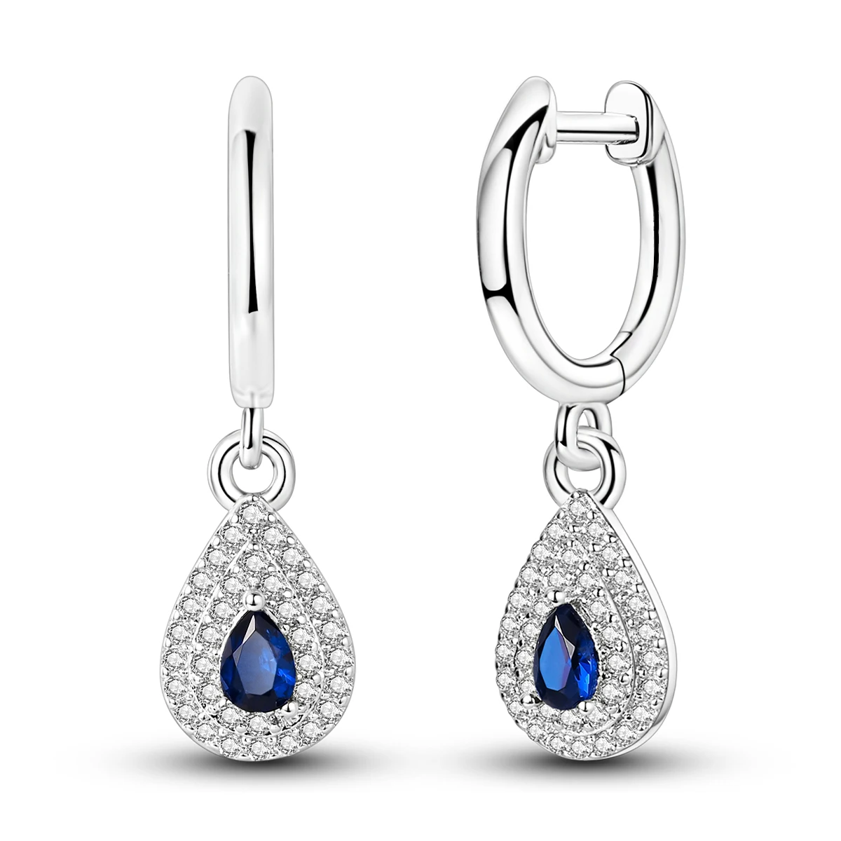 Woman Earring 925 Sterling Silver Water Droplet Blue Zircon Drop Earring For Woman Fashion Jewelry
Woman Earring 925 Sterling Silver Water Droplet Blue Zircon Drop Earring For Woman Fashion Jewelry