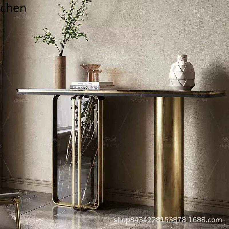 HYS Console Table Artistic Ultra-Narrow Living Room Hallway Decorative Entryway Table Wall-Mounted Sideboard
HYS Console Table Artistic Ultra-Narrow Living Room Hallway Decorative Entryway Table Wall-Mounted Sideboard