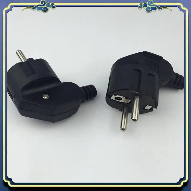 Portable 16A 4.8Mm AC Electrical Power Rewireable Plug Male For Wire Sockets Extension Cord Connector 12 Piece Black EU Plug
Portable 16A 4.8Mm AC Electrical Power Rewireable Plug Male For Wire Sockets Extension Cord Connector 12 Piece Black EU Plug