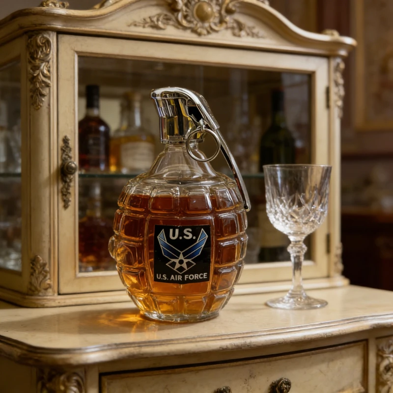 Military Hand Whiskey Bottle Engraved Hand Shape Whiskey Glass New Veteran Commemorative Bottle Unique Gift For Bar Office Home
Military Hand Whiskey Bottle Engraved Hand Shape Whiskey Glass New Veteran Commemorative Bottle Unique Gift For Bar Office Home