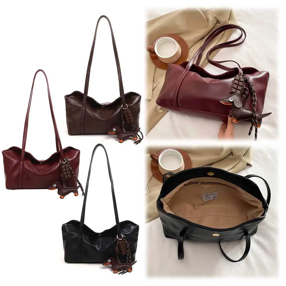 Underarm Bag for Women with Inner Pocket Pillow Bag PU Leather Solid Color Trendy Hobo Bag for Work Travel
Underarm Bag for Women with Inner Pocket Pillow Bag PU Leather Solid Color Trendy Hobo Bag for Work Travel