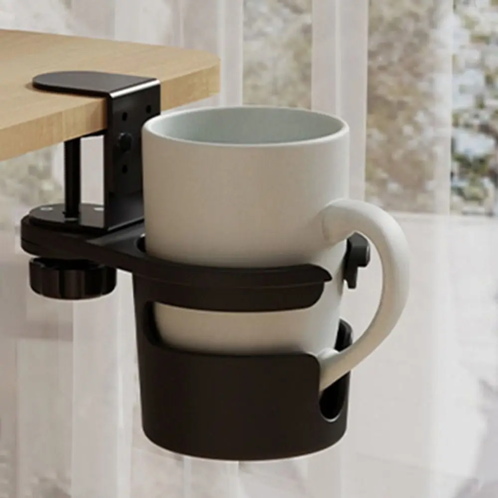 Universal Plastic Rotating Mug Holder Anti-Spill Black Deskside Mug Holder Adjustable Under-Desk Cup Holder Office
Universal Plastic Rotating Mug Holder Anti-Spill Black Deskside Mug Holder Adjustable Under-Desk Cup Holder Office