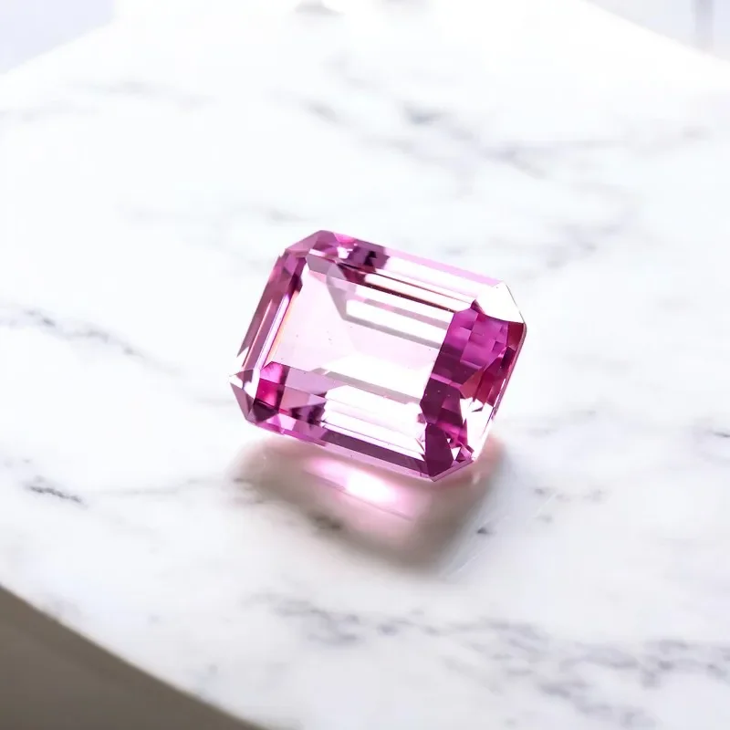 Emerald Shape Sapphire Pink Color Top Lab Grown Gemstone Diamond DIY Jewelry Making Materials with Certificate Natural Colour
Emerald Shape Sapphire Pink Color Top Lab Grown Gemstone Diamond DIY Jewelry Making Materials with Certificate Natural Colour