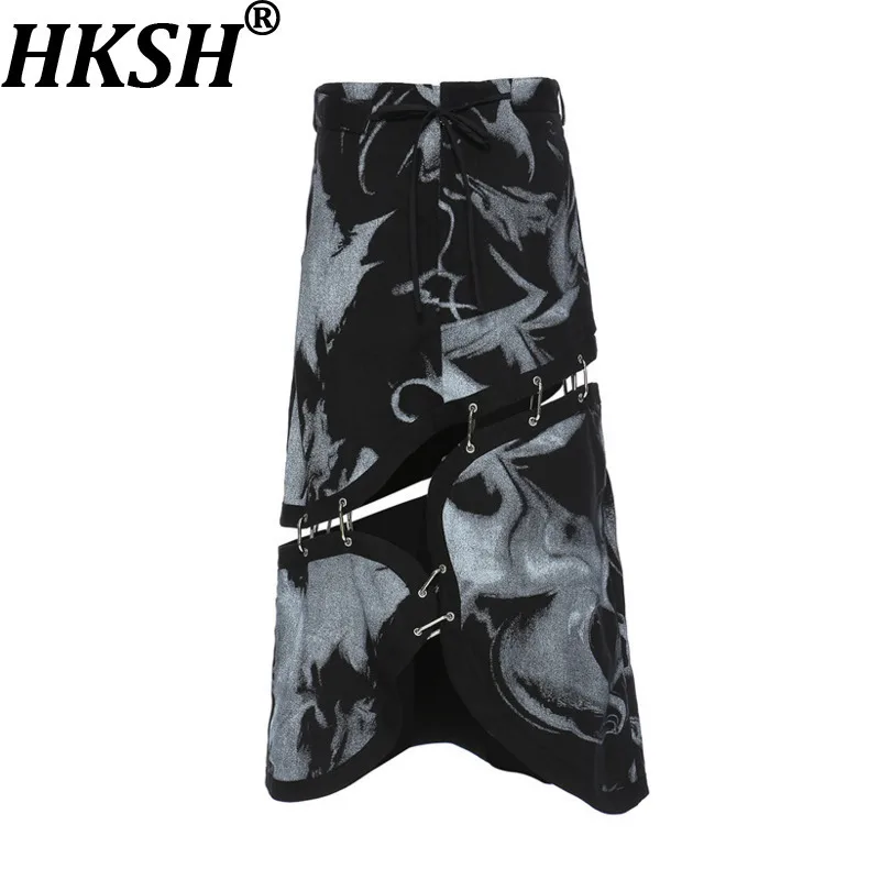 HKSH Autumn New Women Skirt Printed Asymmetric Design Detachable Patchwork Multi-Way Wear High Street Chic Casual Skirts HK12006
HKSH Autumn New Women Skirt Printed Asymmetric Design Detachable Patchwork Multi-Way Wear High Street Chic Casual Skirts HK12006