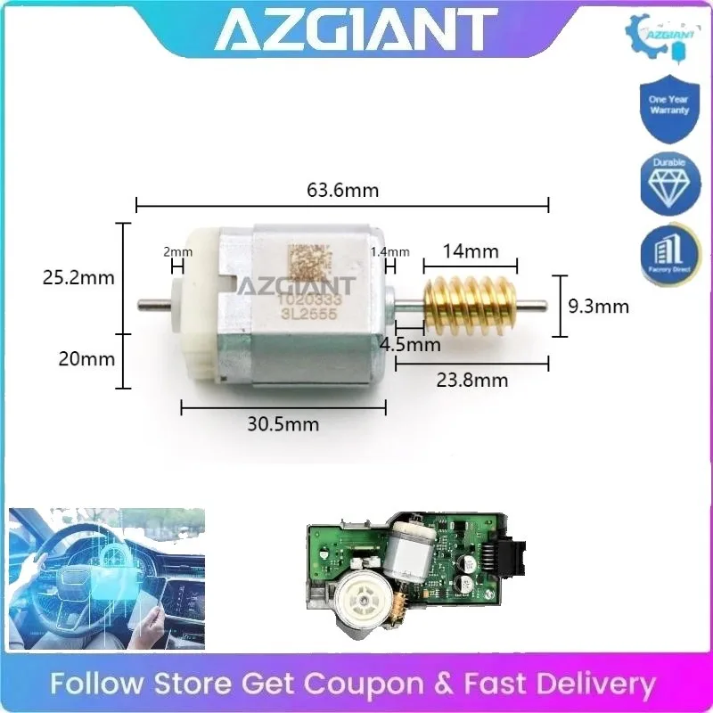 AZGIANT 12V DC High Power Steering Column Lock Motor FC-280 Quiet Operation Car Accessory for Benz C-Class S204 C200 C230
AZGIANT 12V DC High Power Steering Column Lock Motor FC-280 Quiet Operation Car Accessory for Benz C-Class S204 C200 C230