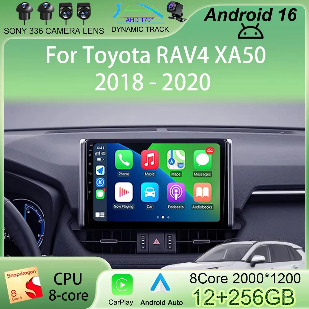 Android 16 QLED Car Radio Multimedia GPS Navigation Player For Toyota RAV4 XA50 2018-2023 Auto Stereo 4GLTE NO DVD 2 DIN
Android 16 QLED Car Radio Multimedia GPS Navigation Player For Toyota RAV4 XA50 2018-2023 Auto Stereo 4GLTE NO DVD 2 DIN