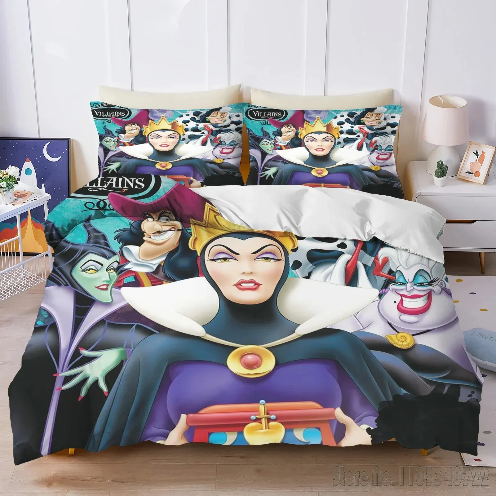 Villains Bedding Set 3D Duvet Cover Pillowcase Home bedroom décor, comforter sets, birthday décor for girls' gifts
Villains Bedding Set 3D Duvet Cover Pillowcase Home bedroom décor, comforter sets, birthday décor for girls' gifts