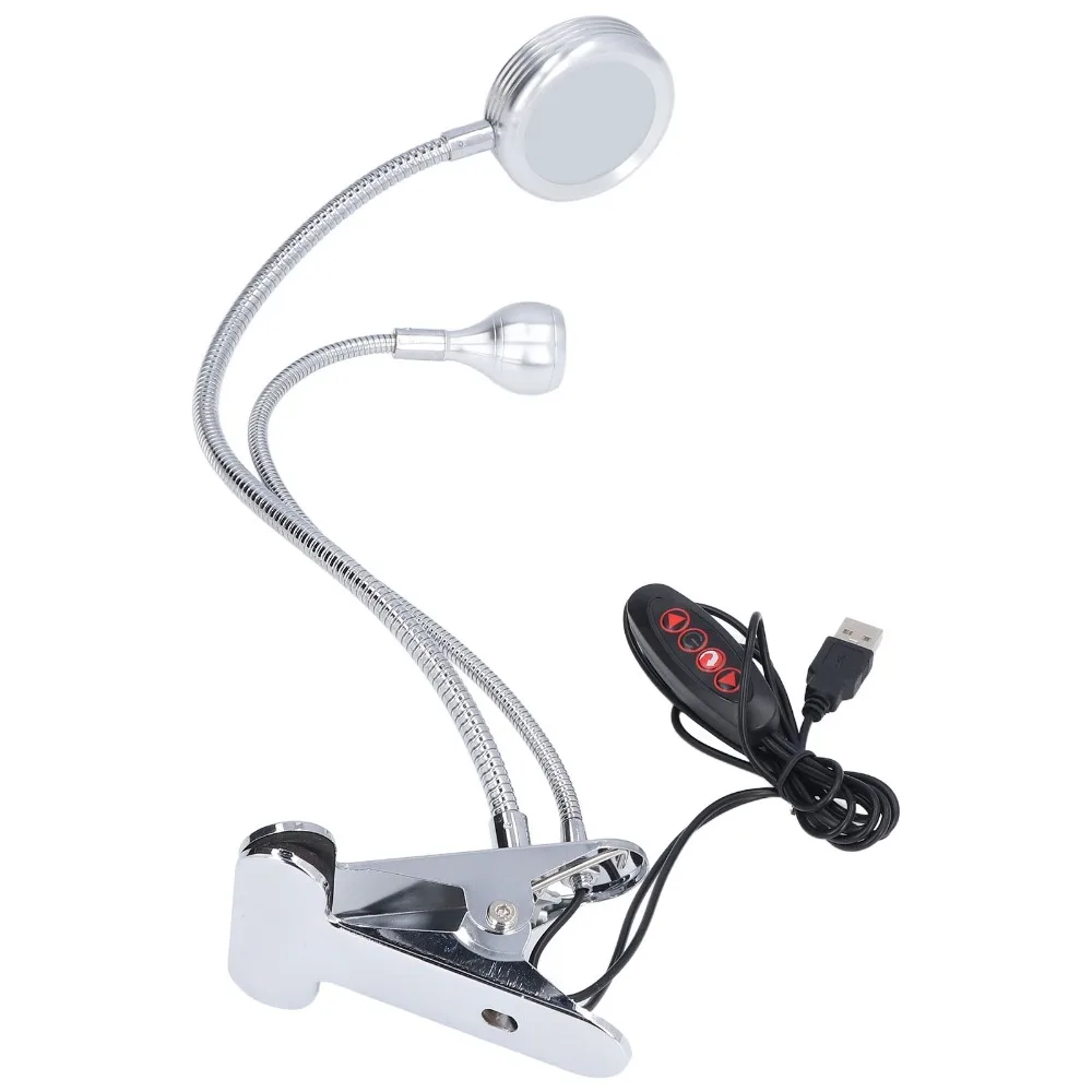 Eye-Caring Stepless Dimming Clip Desk Lamp Gooseneck Double Head LED Desk Lamp Flexible Warm Light LED Table Lamp Reading
Eye-Caring Stepless Dimming Clip Desk Lamp Gooseneck Double Head LED Desk Lamp Flexible Warm Light LED Table Lamp Reading