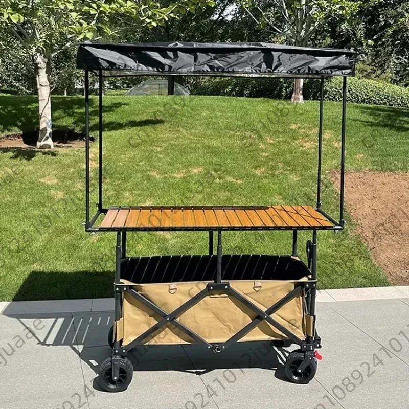 Folding Trolley Portable Food Stall Wagon Hawker Cart Foldable Utility Cart with Folding Table Mobile Shop with Sunshade Tent
Folding Trolley Portable Food Stall Wagon Hawker Cart Foldable Utility Cart with Folding Table Mobile Shop with Sunshade Tent