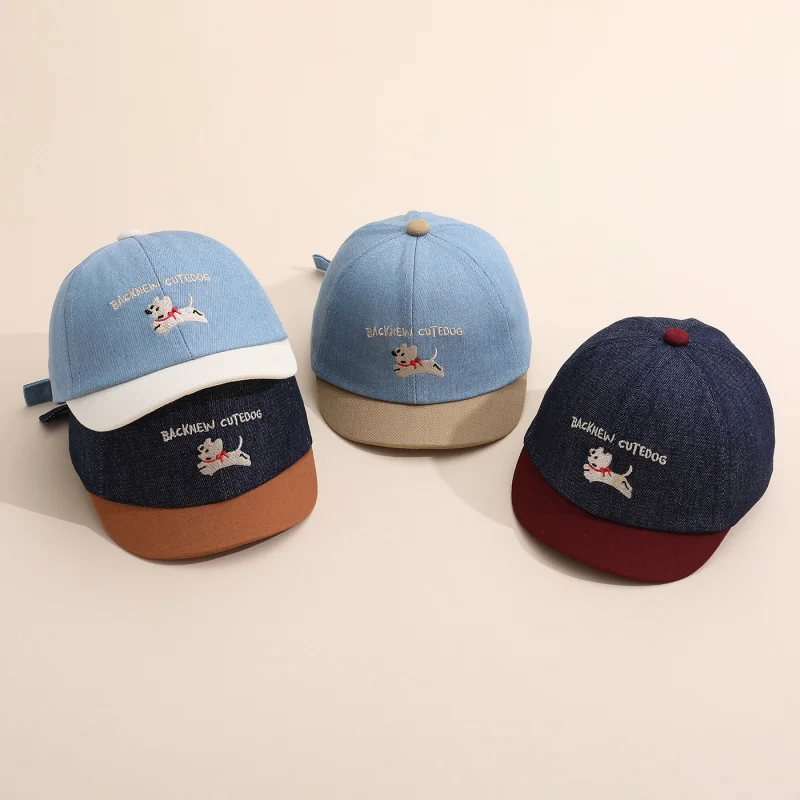 Baby hat, sun hat, denim infant and toddler baseball cap, short brim, spring and autumn, boys' and girls' duckbill cap
Baby hat, sun hat, denim infant and toddler baseball cap, short brim, spring and autumn, boys' and girls' duckbill cap