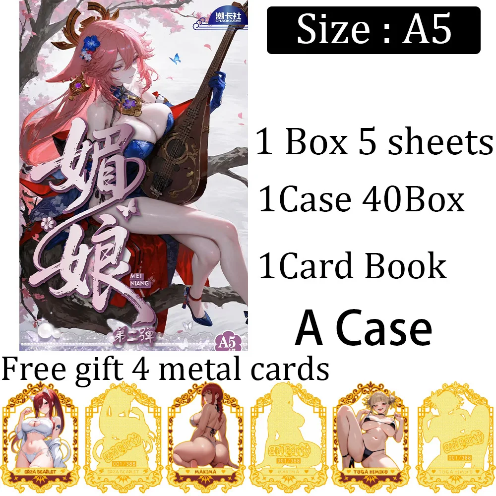 Чехол AB Chaokashe «Mei Niang» серии 02 Размер A5 Коллекционная карта Goddess Story Waifu Booster Box Ccg Acg Doujin Toys And Hobby Gif
Чехол AB Chaokashe «Mei Niang» серии 02 Размер A5 Коллекционная карта Goddess Story Waifu Booster Box Ccg Acg Doujin Toys And Hobby Gif