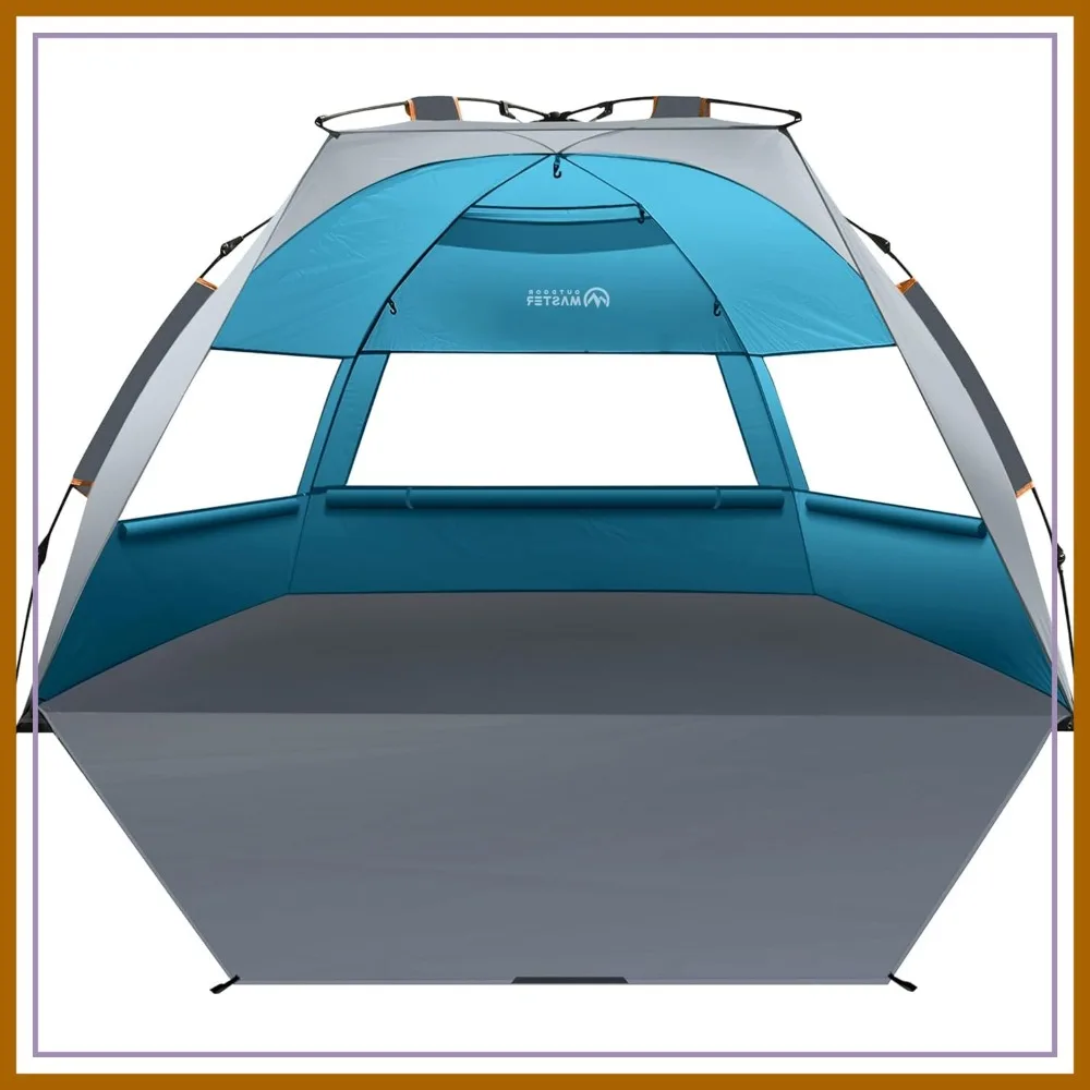 Pop Up Beach Tent for 3-4 Person, UPF50+ UV Protection, Easy Setup Sun Shelter with Sandbags, Portable Canopy for Outdoor
Pop Up Beach Tent for 3-4 Person, UPF50+ UV Protection, Easy Setup Sun Shelter with Sandbags, Portable Canopy for Outdoor
