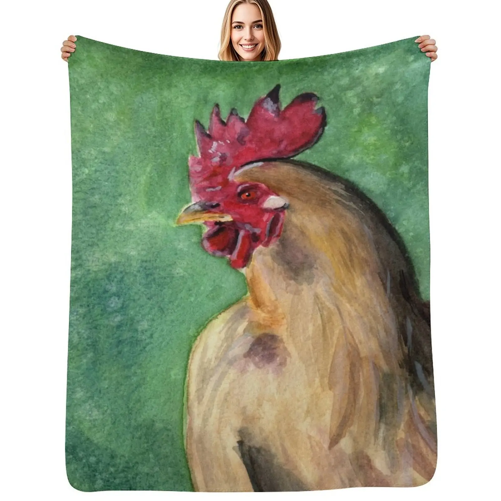Rooster Throw Blanket Air Conditioner Soft Blanket for Office Home
Rooster Throw Blanket Air Conditioner Soft Blanket for Office Home