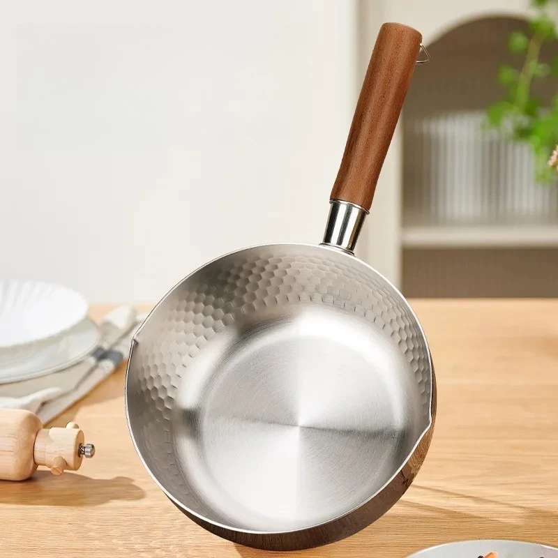 18-10 нержавеющая сталь с ручкой из цельного дерева, бытовой горшок для супа без покрытия, горшок для детского питания, японский горшок для приготовления лапши
18-10 нержавеющая сталь с ручкой из цельного дерева, бытовой горшок для супа без покрытия, горшок для детского питания, японский горшок для приготовления лапши