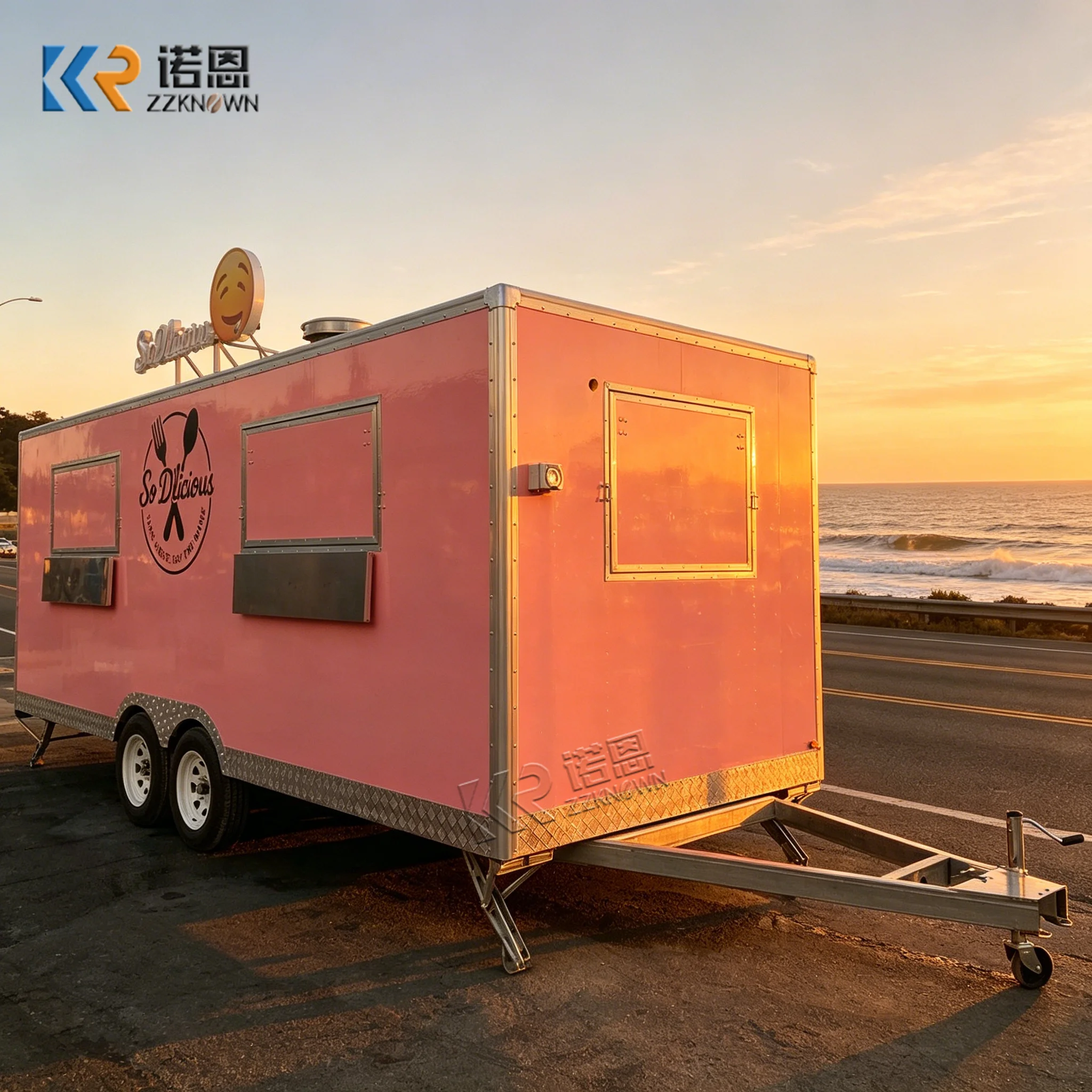 Luxury Mobile Kitchen Food Trailer Fully Equipped Pizza Fries BBQ Wings Hot Dog Taco Ice Cream Coffee Cart
Luxury Mobile Kitchen Food Trailer Fully Equipped Pizza Fries BBQ Wings Hot Dog Taco Ice Cream Coffee Cart