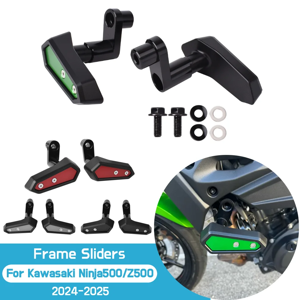 Для Kawasaki Ninja 500 2024 2025 Z500 SE Ninja500 ползунки рамы защита от столкновений защита двигателя защита от падения Pad аксессуары для двигателя 
Для Kawasaki Ninja 500 2024 2025 Z500 SE Ninja500 ползунки рамы защита от столкновений защита двигателя защита от падения Pad аксессуары для двигателя