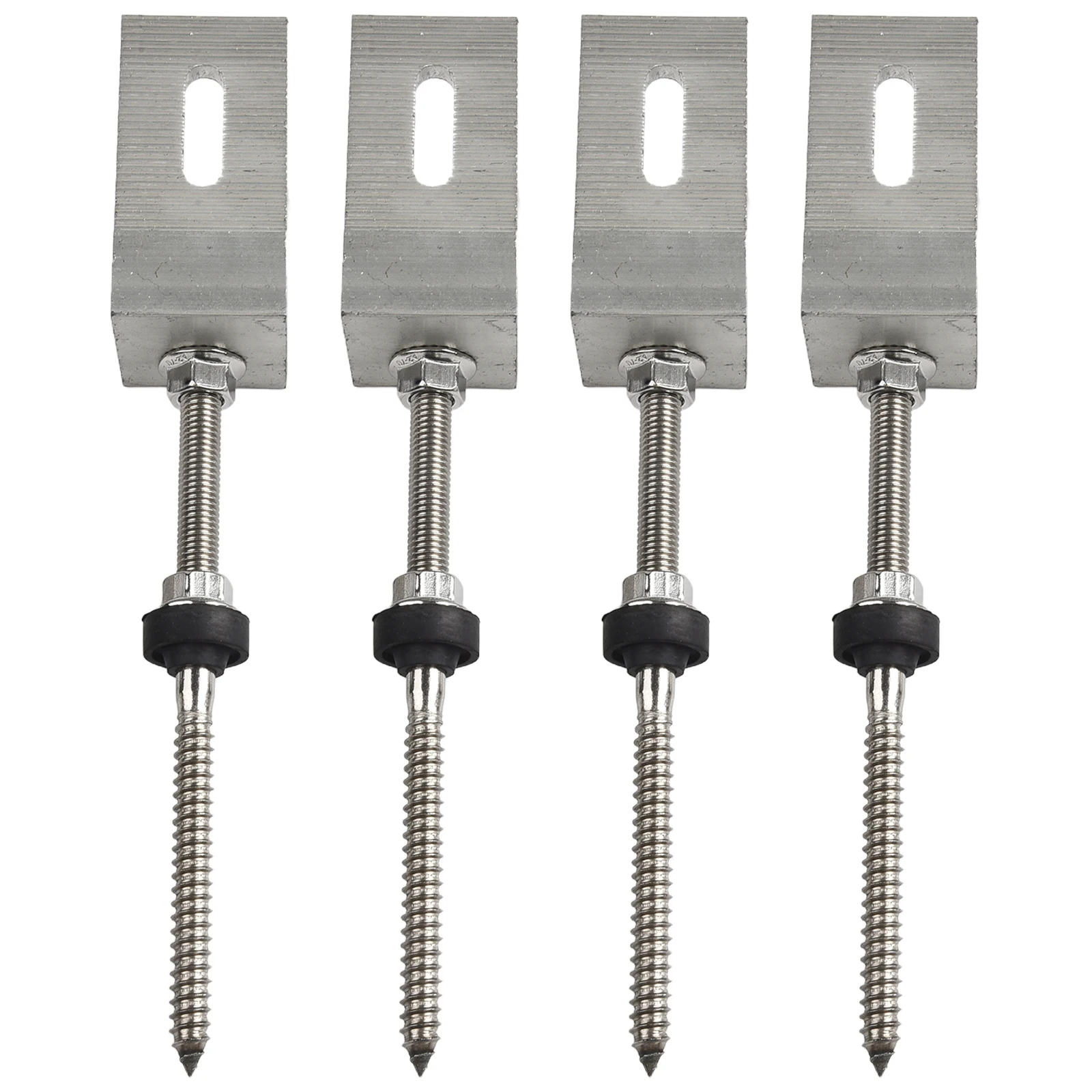 Brackets Pole Screws 200/250mm 4 Sets Aluminium Alloy L Angle M10 PV Sheet Metal Sliver Solar Trapezoidal With
Brackets Pole Screws 200/250mm 4 Sets Aluminium Alloy L Angle M10 PV Sheet Metal Sliver Solar Trapezoidal With