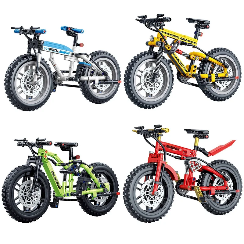 MOC Bicycle Building Blocks Mountain Bike Puzzle Bricks Toys Kids Gift
MOC Bicycle Building Blocks Mountain Bike Puzzle Bricks Toys Kids Gift