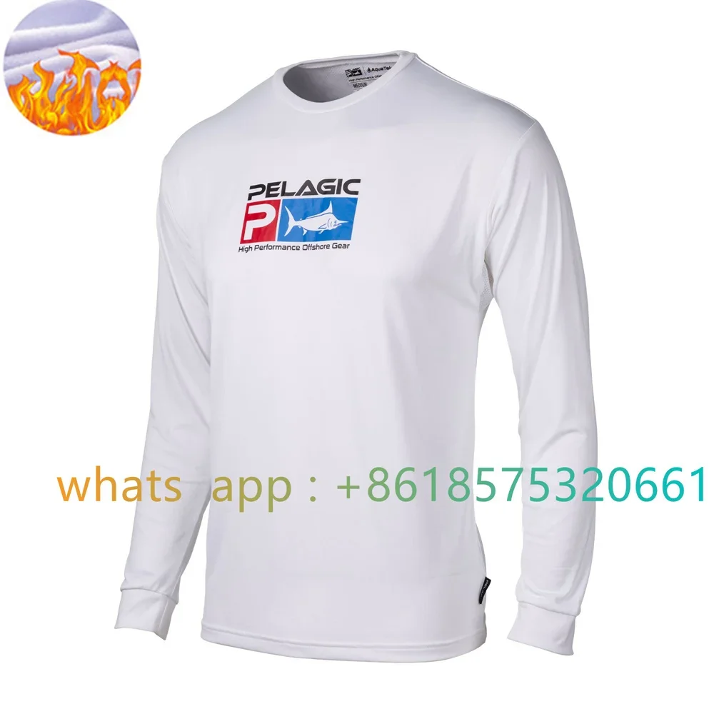 Pelagic Winter thick Fishing clothes Men OGF CREWNECK SHIRT PRINT Fishing Long Sleeve UV Protection Shirt Print Camisa de Pesca
Pelagic Winter thick Fishing clothes Men OGF CREWNECK SHIRT PRINT Fishing Long Sleeve UV Protection Shirt Print Camisa de Pesca