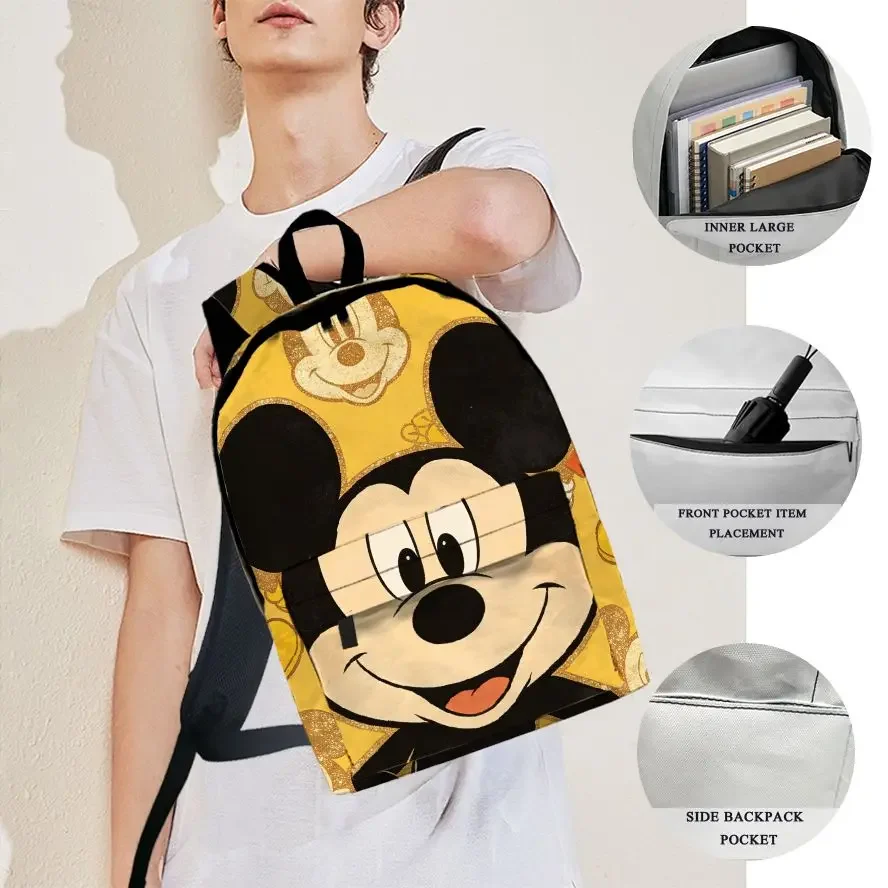 1pc Mickey Mouse Printed Design Backpack, Fashionable and Simple, Unisex, Large Capacity, High-Quality Gift
1pc Mickey Mouse Printed Design Backpack, Fashionable and Simple, Unisex, Large Capacity, High-Quality Gift