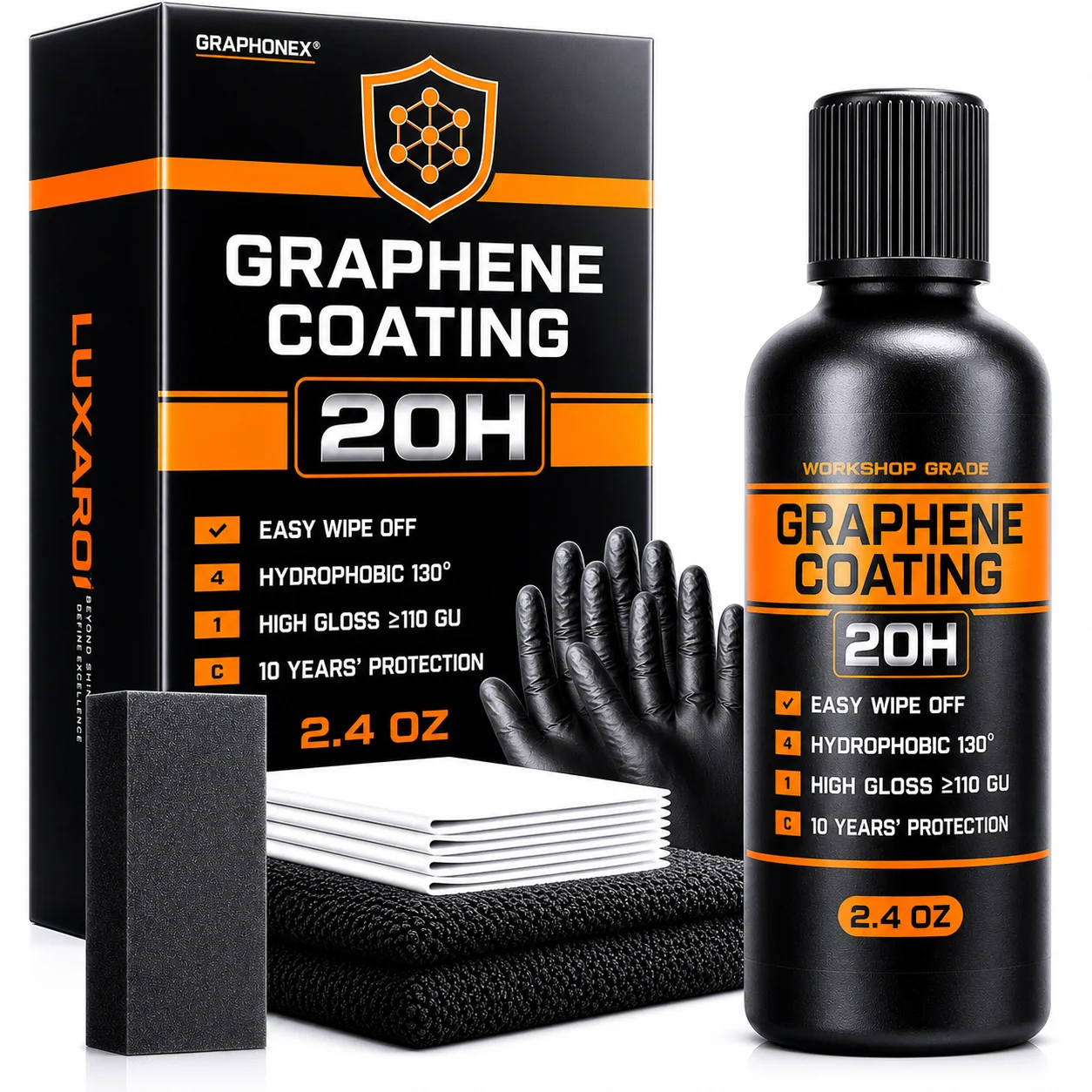 Graphene ceramic Coating 20H – with Self Healing and UV Track Technology Car Detailing Professionals 10+ Years of Protection
Graphene ceramic Coating 20H – with Self Healing and UV Track Technology Car Detailing Professionals 10+ Years of Protection