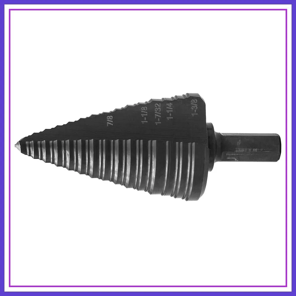 1-3/8" Step Bit (#12) Metal Cutter with Patented Split-Step Design, Metal Cutting Tool for 1/2" Drill Chucks
1-3/8" Step Bit (#12) Metal Cutter with Patented Split-Step Design, Metal Cutting Tool for 1/2" Drill Chucks