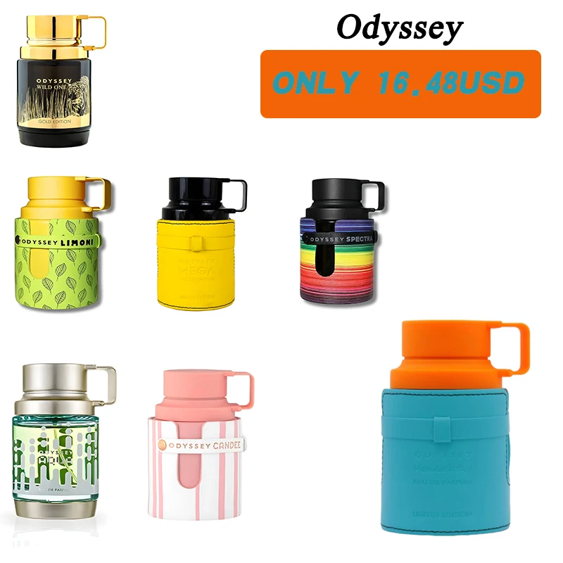 Odyssey - Mandarinsky Limited Edition by Armaf for Men 3.4 oz Eau de Parfum Spray Long Lasting Saffron Sage Caramel Tonka Bean
Odyssey - Mandarinsky Limited Edition by Armaf for Men 3.4 oz Eau de Parfum Spray Long Lasting Saffron Sage Caramel Tonka Bean