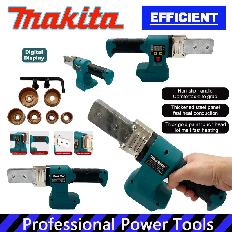 Makita Electric Pipe Welding Machine PP Heating Hot Melt Cordless Fuser PPR PE Soldering Iron Plastic Tube No Battery
Makita Electric Pipe Welding Machine PP Heating Hot Melt Cordless Fuser PPR PE Soldering Iron Plastic Tube No Battery