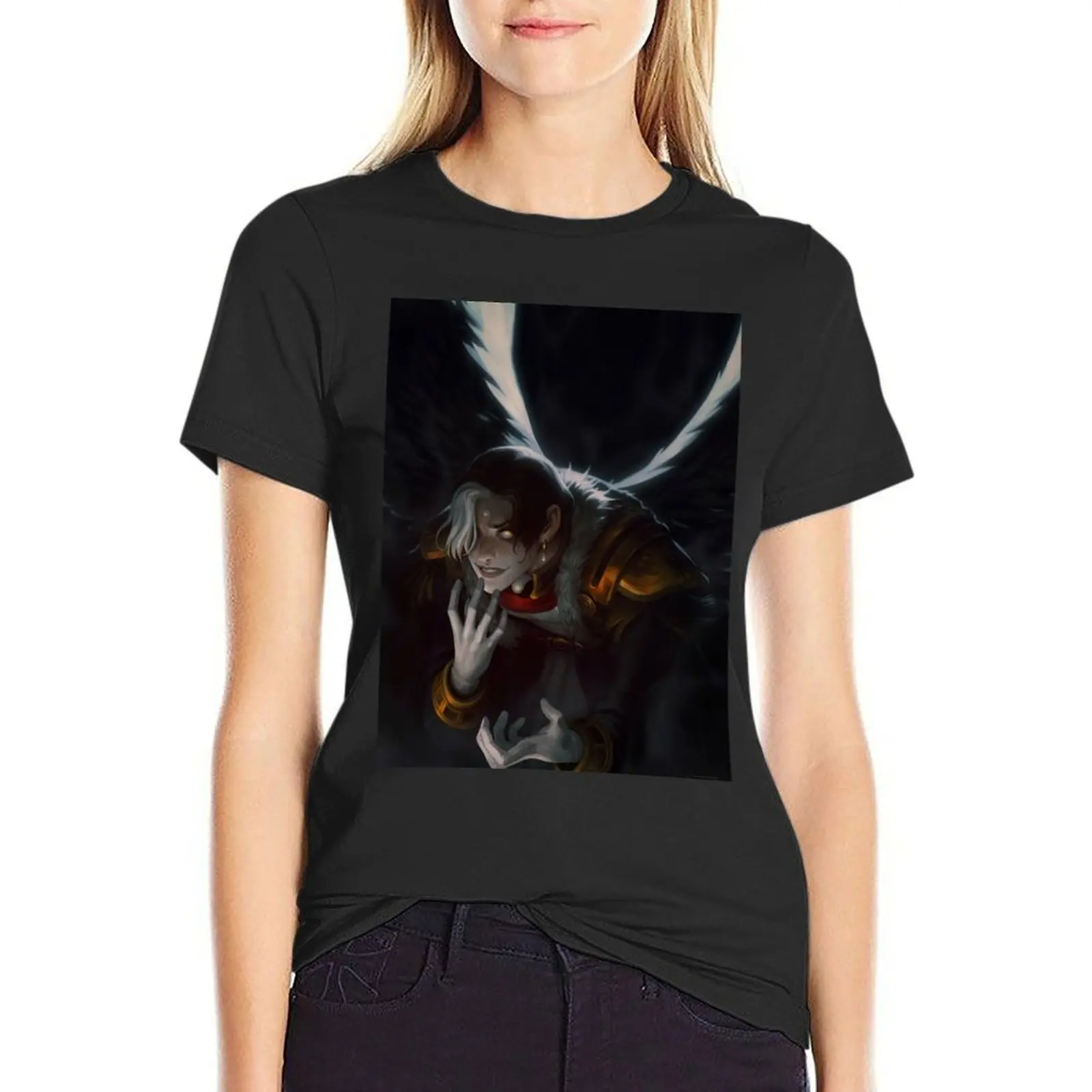 Angel of truth T-Shirt oversized summer clothes customs design your own Blouse Woman clothing
Angel of truth T-Shirt oversized summer clothes customs design your own Blouse Woman clothing