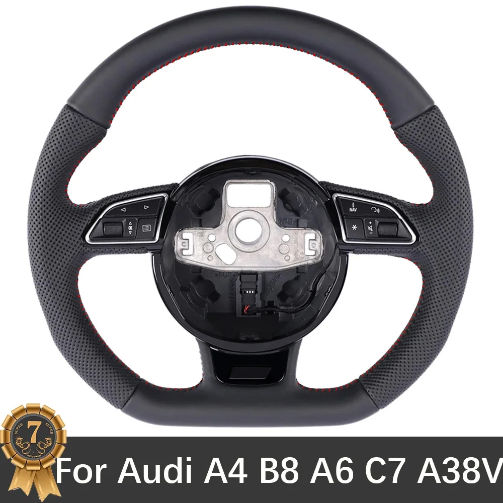 Рулевое колесо для Audi A4 B8 A6 C7 A3 8V Red Line RS Logo, аксессуары для сборки
Рулевое колесо для Audi A4 B8 A6 C7 A3 8V Red Line RS Logo, аксессуары для сборки